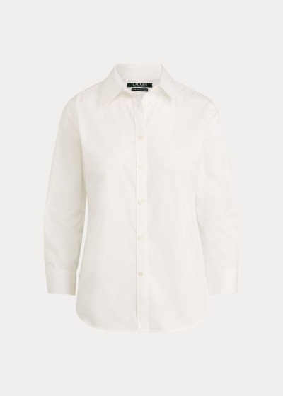 Camisa Ralph Lauren Mujer Blancos - Embroidered Button-Down - XFRLC3248